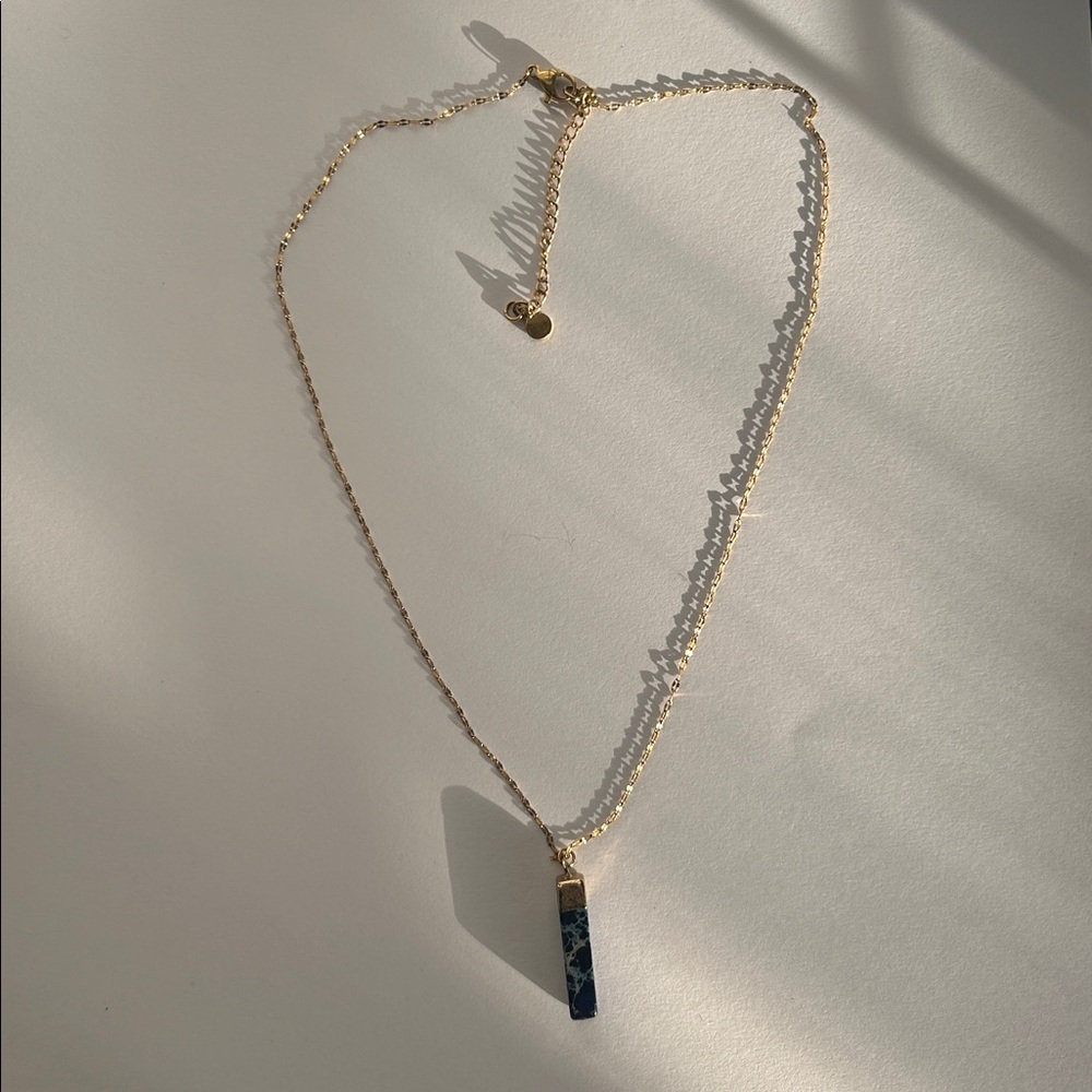 Lapis Lazuli pendant Necklace - Picture 2 of 6